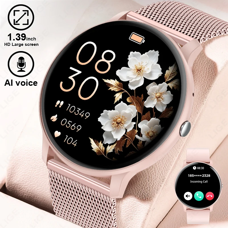 Smartwatch Custom - Relógio Inteligente LIGE com Chamada Bluetooth