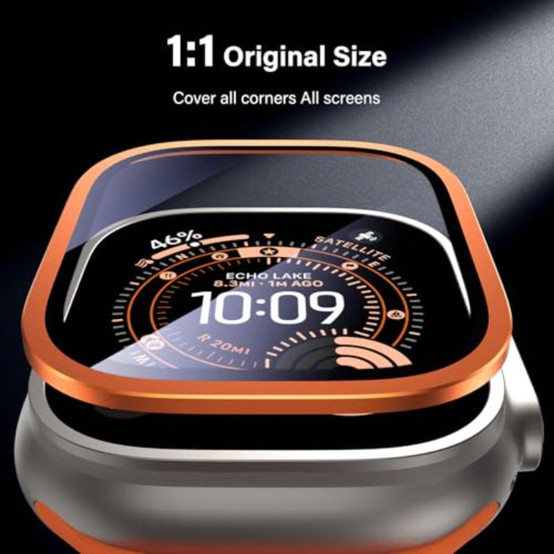 2PCS Vidro Temperado Metálico  - Smartwatch Straps & Accessories avaliação e preço