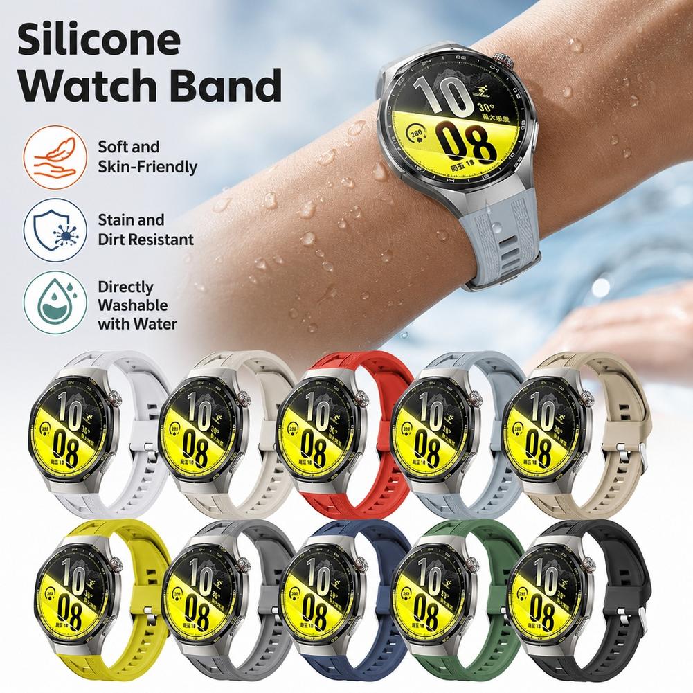 Pulseira de relógio em silicon - Silicone Band Replacement avaliação e preço