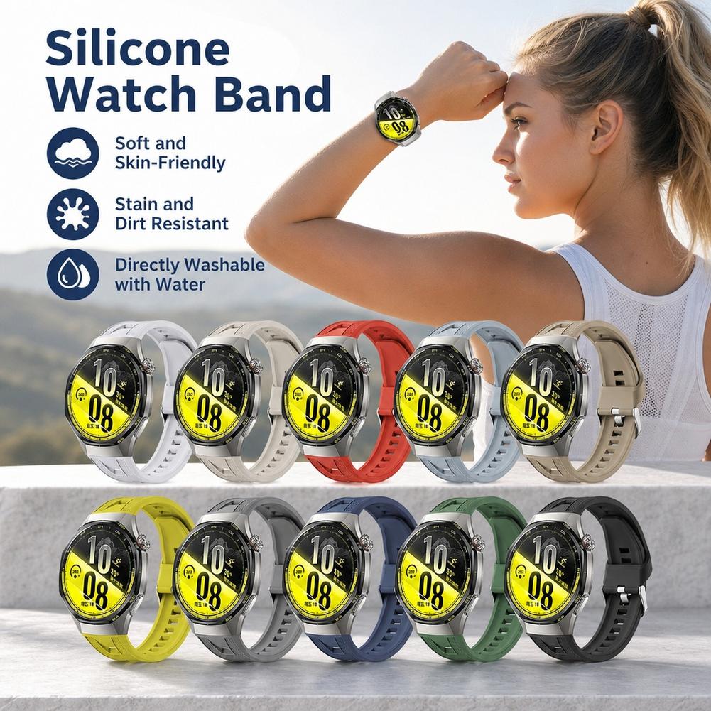 Pulseira de relógio em silicon - Silicone Band Replacement avaliação e preço
