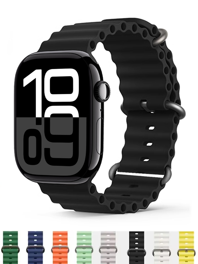 Pulseira oceano para apple wat - Silicone Band Replacement avaliação e preço