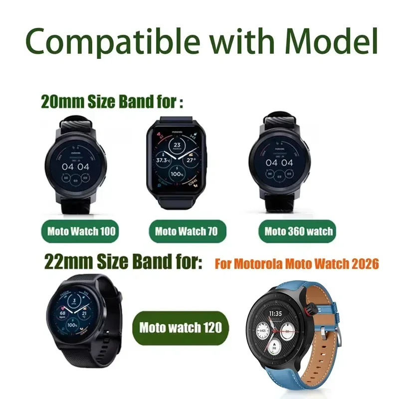 Pulseira respirável de dois to - Motorola Smartwatch Accessories avaliação e preço