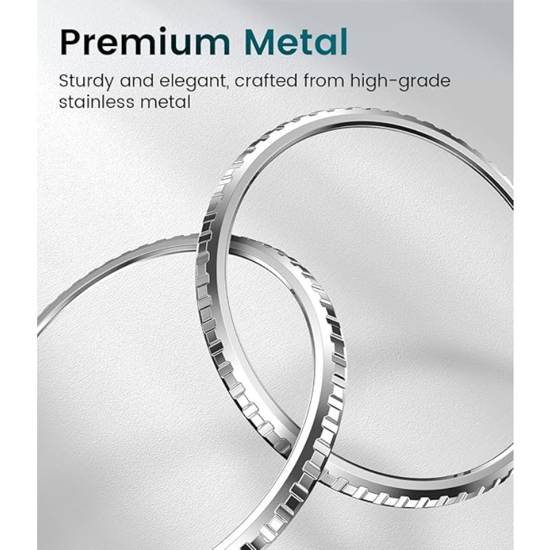 Capa de moldura de metal para  - Samsung Smartwatch Accessories avaliação e preço