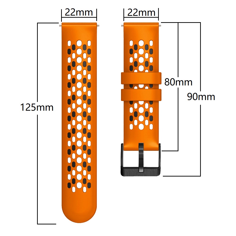 Pulseira de silicone de 22mm p - Xiaomi Smartwatch S3 Accessories avaliação e preço