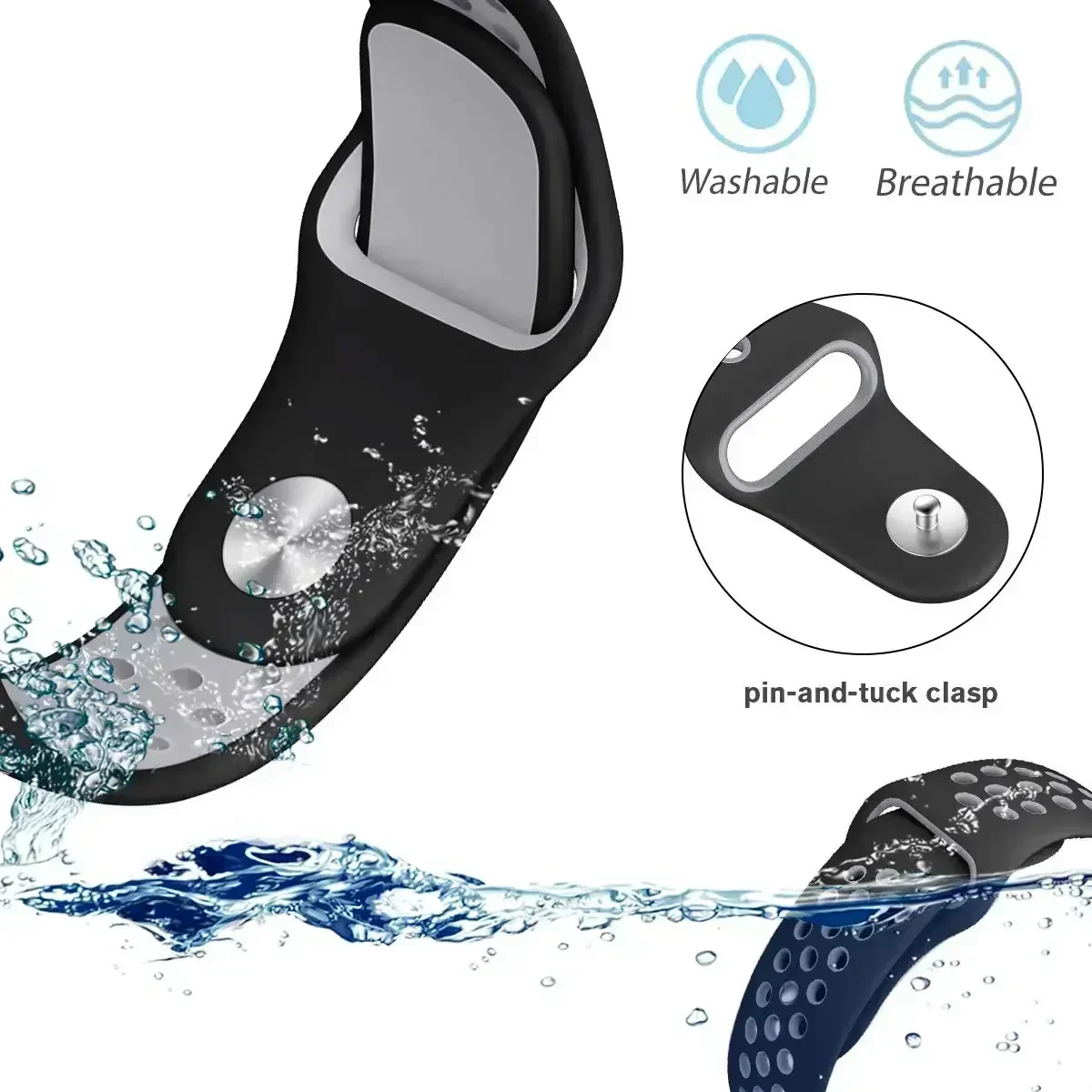 Pulseira respirável de substit - Motorola Smartwatch Accessories avaliação e preço