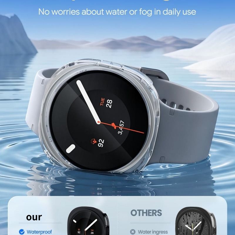 Vidro Temperado + Capa para Sa - Samsung Smartwatch Accessories avaliação e preço